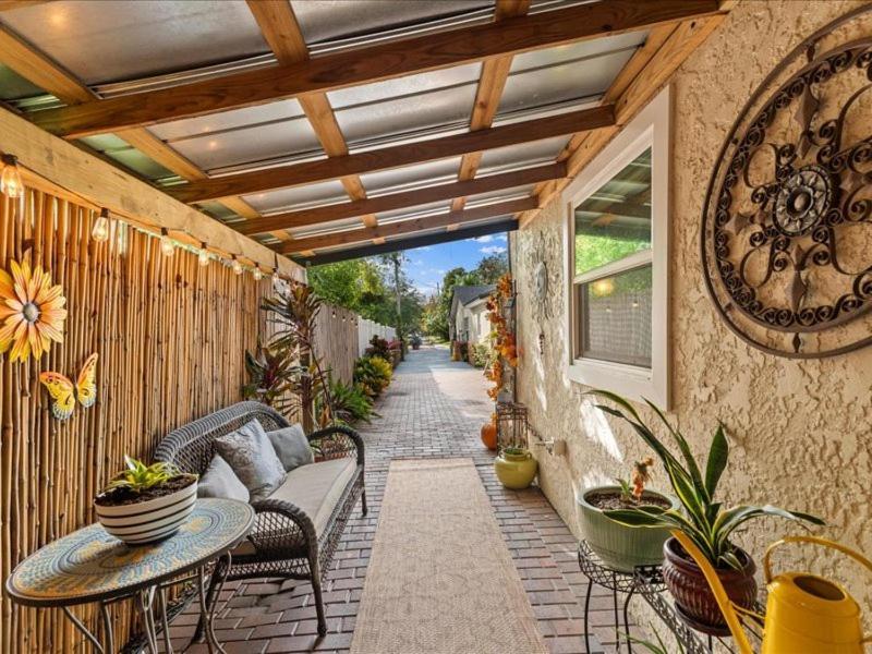 College Park-Orlando 5Star Villa Oasis - Home Away From Home - Quiet Neighborhood-Private Botanical Courtyard - Mins From Eola,Dt, Winter Park - Free Parking & Ev Plug In المظهر الخارجي الصورة
